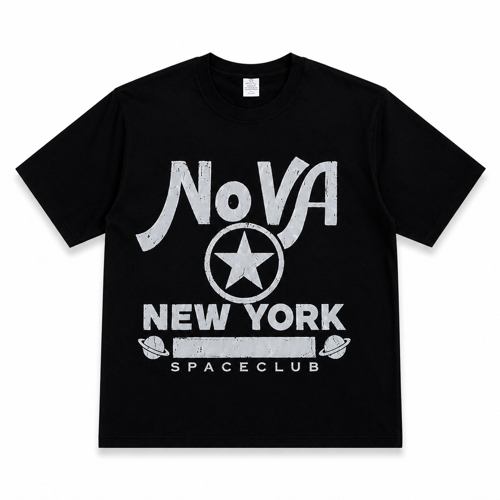 NOVA New York Space Club Tee – Black / Reflective