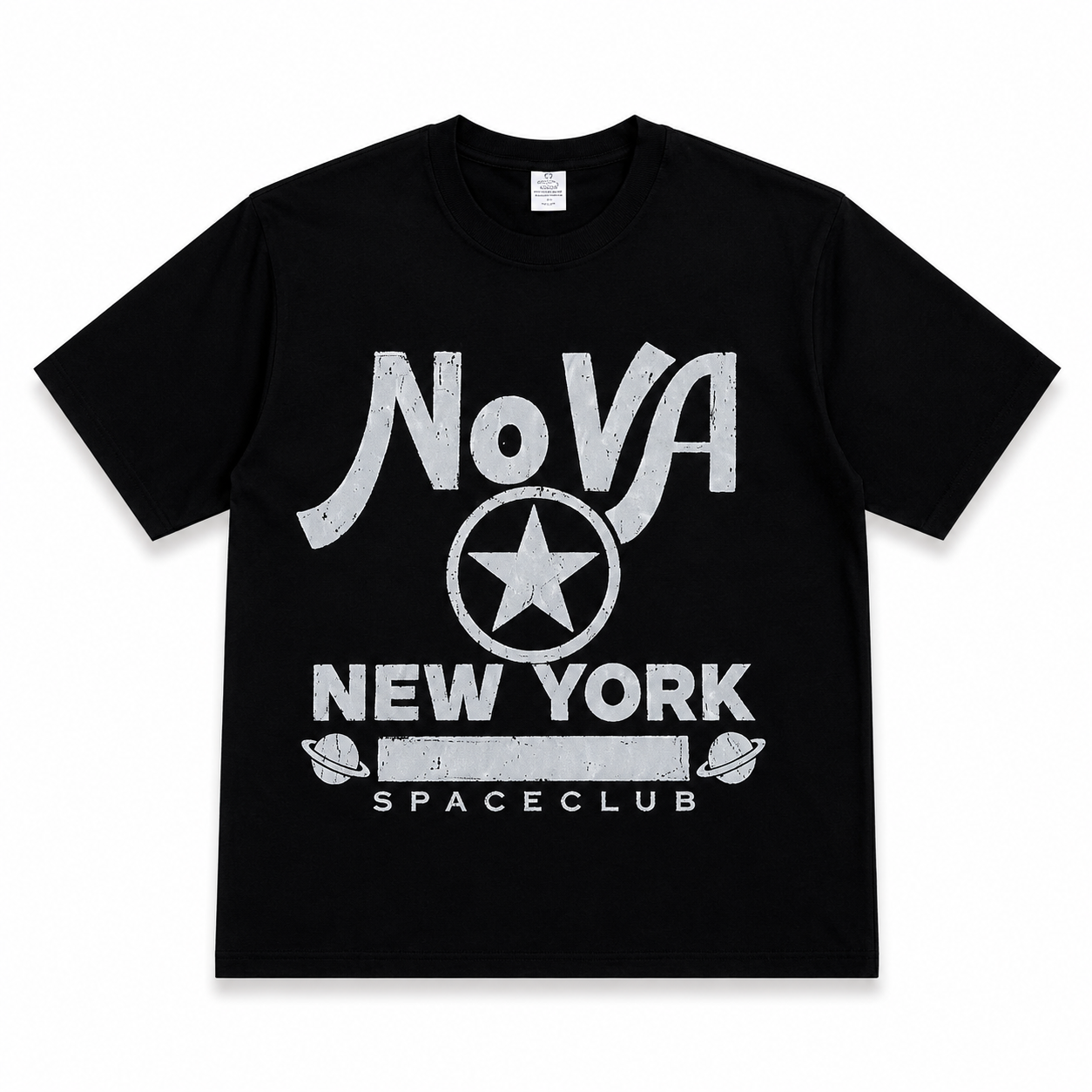 NOVA New York Space Club Tee – Black / Reflective