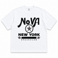 NOVA New York Space Club Tee – White / Light Purple (LIMITED)