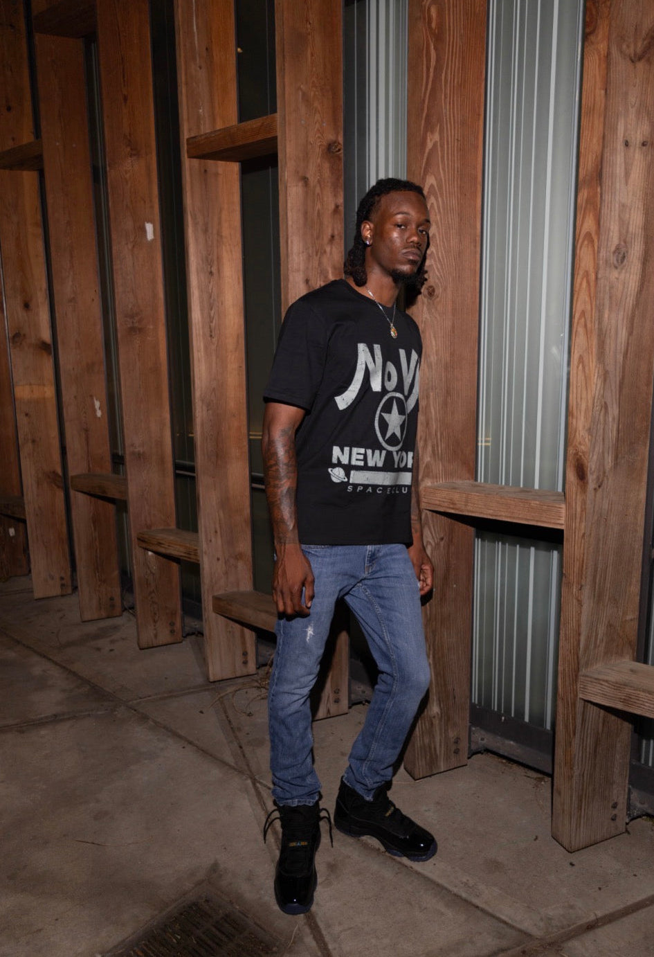 NOVA New York Space Club Tee – Black / Reflective